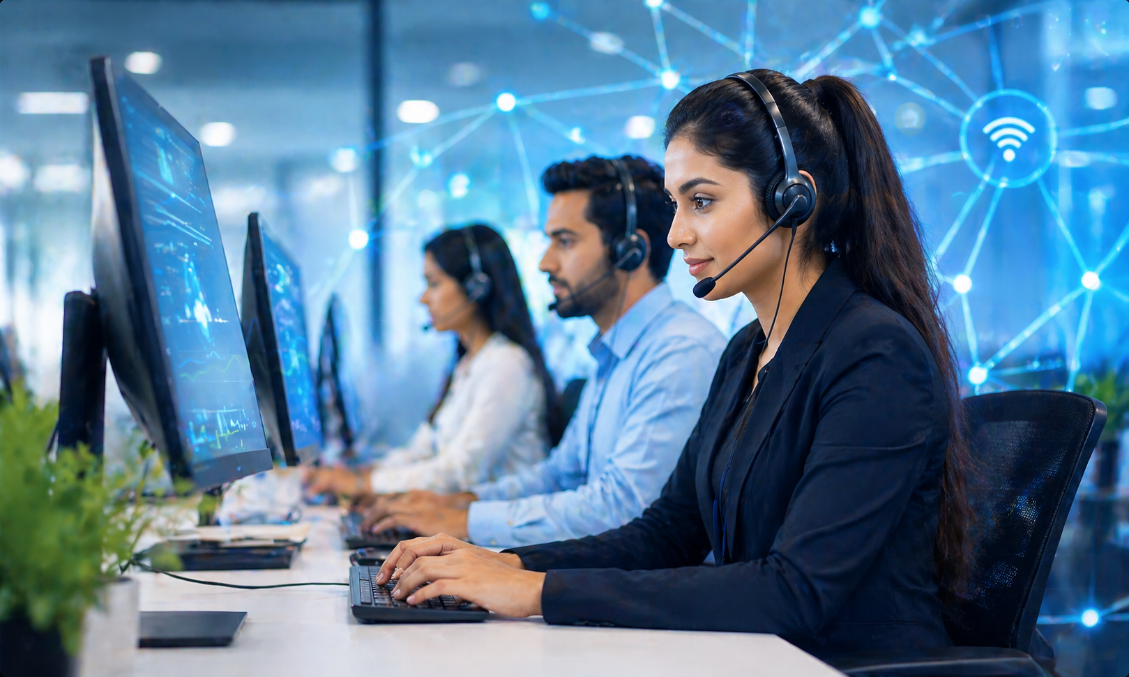 Telecom customer service